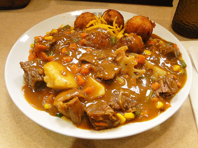 Beef Curry with Various Toppings