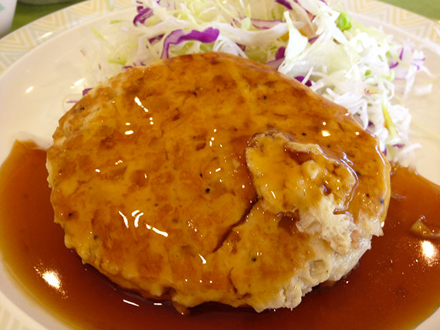 Hamburg Steak with Teriyaki Sauce