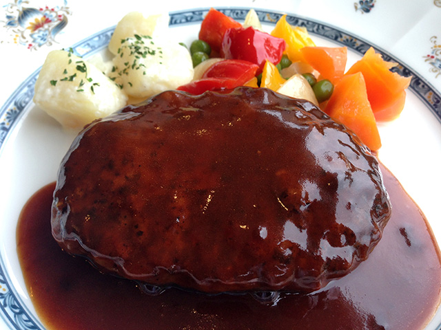Hamburger with Demiglace Sauce