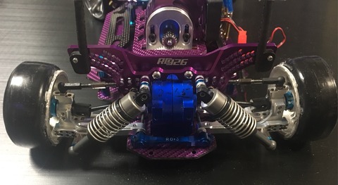 ドリパケRWD  オーバードーズ部品多数！お値下げ中 RC Drift Car] DIB RWD Even greater turning angle! The road