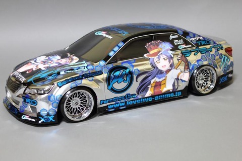LOUJIN 284010 すーぱーそに子 痛車仕様 ラジコンカー 1/28 ラジコン 痛車 ボディ すーぱーそに子 : 痛車RC製作所 BadLegFactory