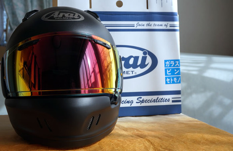 アライヘルメットXDのシールド交換の仕方 : 50歳元2stライダー大型二輪