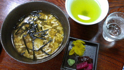 笹乃雪 うずみ豆富(豆富茶漬け)
