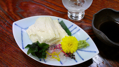 笹乃雪 うずみ豆富(豆富茶漬け)