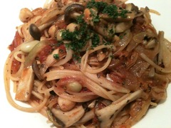 キノコパスタ