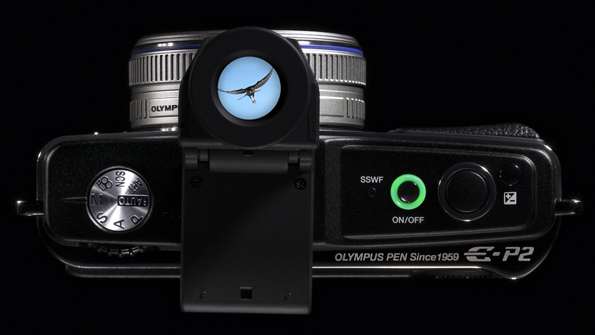 Olympus-E-P2_top_view_VF-2