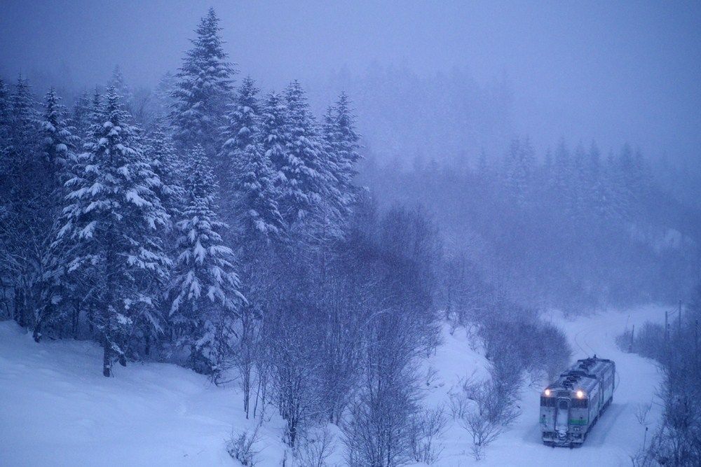 北海道の雪 北海道キハ40系の日常風景3 | 四季の旅写真Gallery Annex