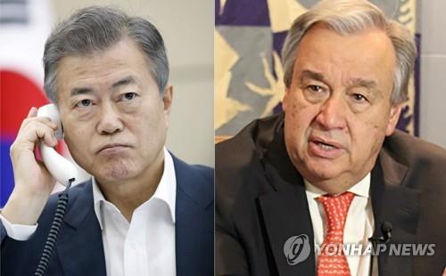 【北核実験場の閉鎖】国連も確認を=文大統領が国連事務総長に要請