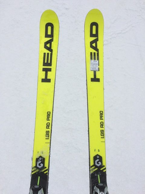 HEAD GS RD PRO イエロー スキー バインディング付