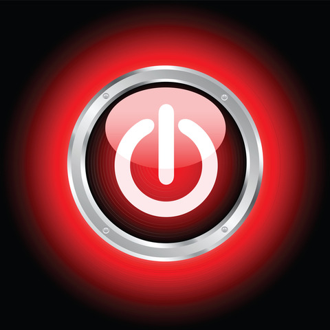 Caped Coaching - red-power-button-on-black