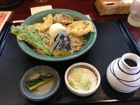 旬の野菜天おろしそば