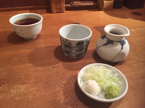 そばつゆと薬味