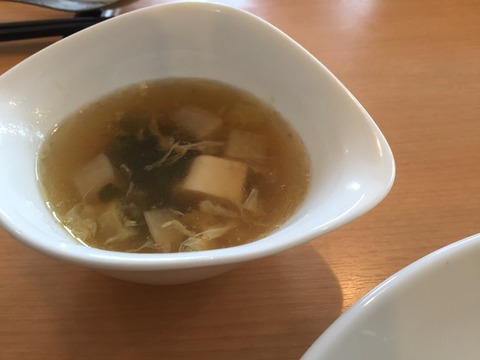 小エビ入り炒飯セット・スープ