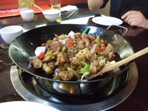 鶏肉炒め?
