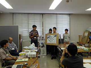 室内での発表