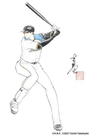 キャプ翼の高橋陽一先生が描いた大谷翔平wwwwwww