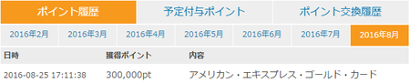 AMEXきた~