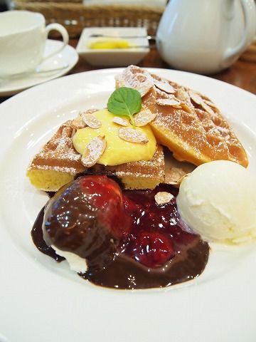 生チョコワッフル