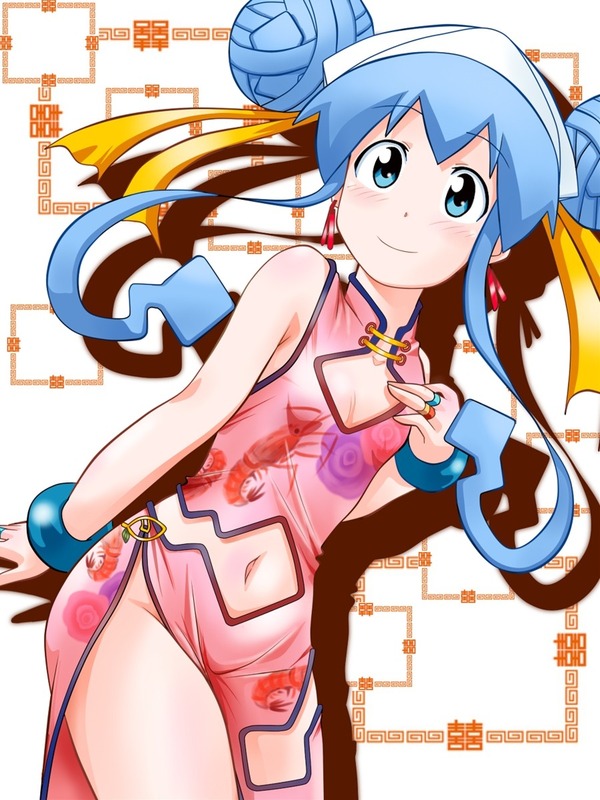 チャイナドレス画像スリット脚O401