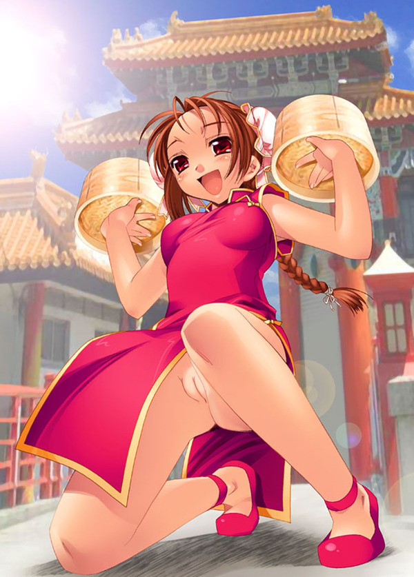 チャイナドレス画像スリット脚G182