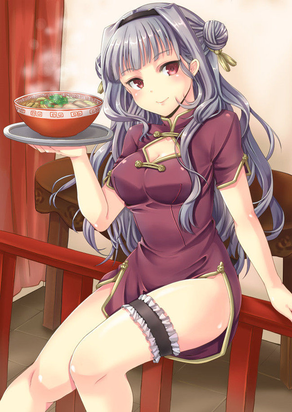チャイナドレス画像スリット脚H226