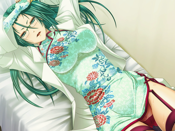 チャイナドレス画像スリット脚G203