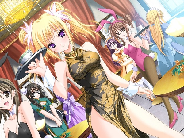 チャイナドレス画像スリット脚I246