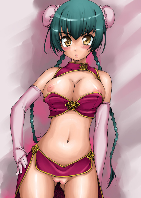 チャイナドレス画像スリット脚J263