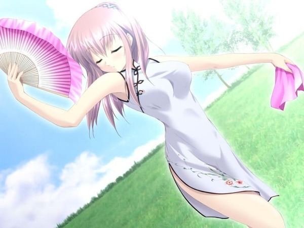 チャイナドレス画像スリット脚L330