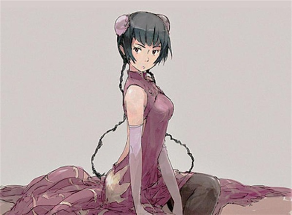 チャイナドレス画像スリット脚M362