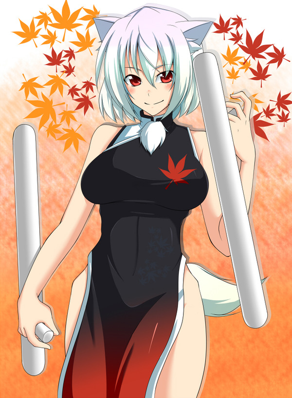チャイナドレス画像スリット脚G185