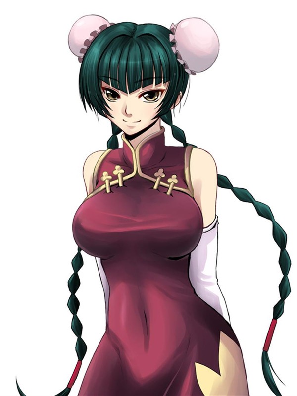 チャイナドレス画像スリット脚L327