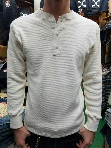 残りわずか！！新作ヘンリーネックサーマル！ : Gパン屋サカイ