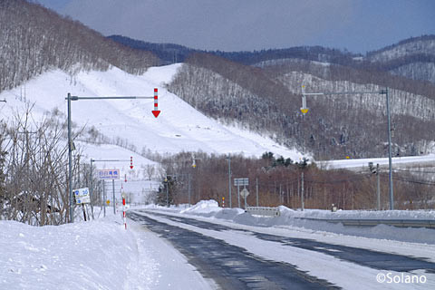 遠軽国道こと国道333号線・旧白滝橋付近