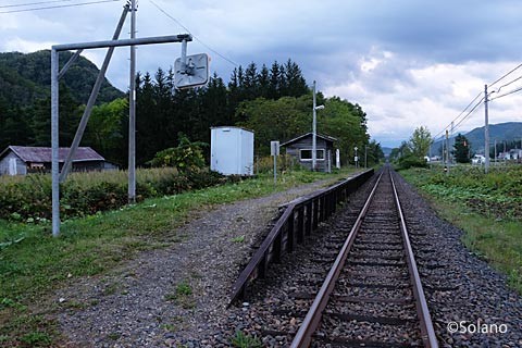 石北本線、白滝シリーズの秘境駅・旧白滝駅。