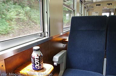 奥出雲おろち号、控車の12系客車車内