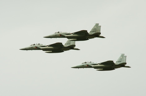 20181014 朝霞駐屯地観閲式F-15