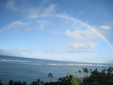 rainbow over waikiki