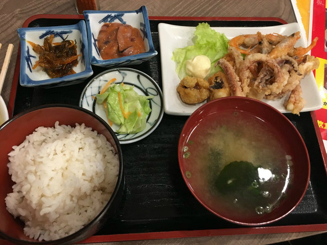 海のから揚げ定食