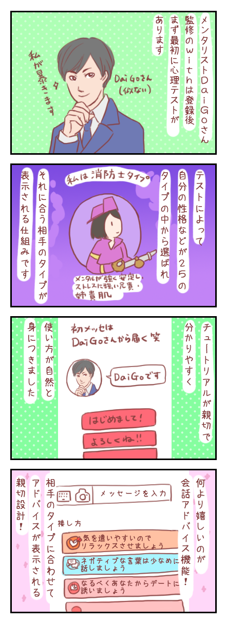 【ろぐ135】DaiGoさん監修のwithを使ってみたレポ