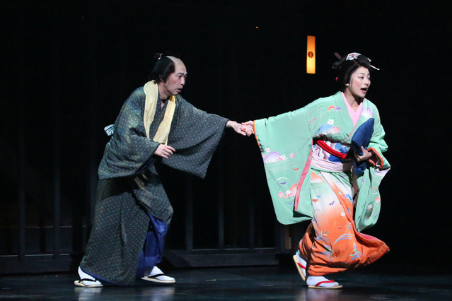 【近松】舞台写真/池田成志_小池栄子