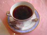 コースのコーヒー