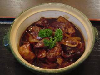 牛ばら肉の西洋風煮込み