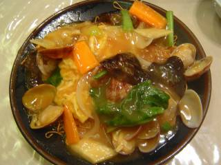 あさりと玉子の焼きそば
