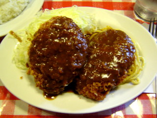 メンチカツランチ