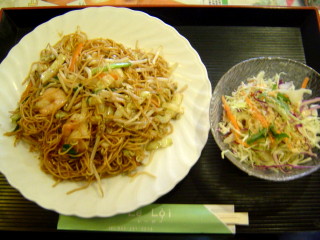 自家製ソースの海鮮焼きそば