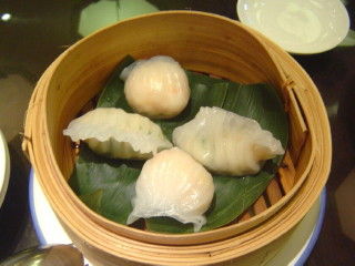 海老蒸し餃子・ニラ餃子