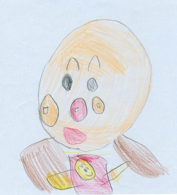 saki drawing anpanman 4age 001