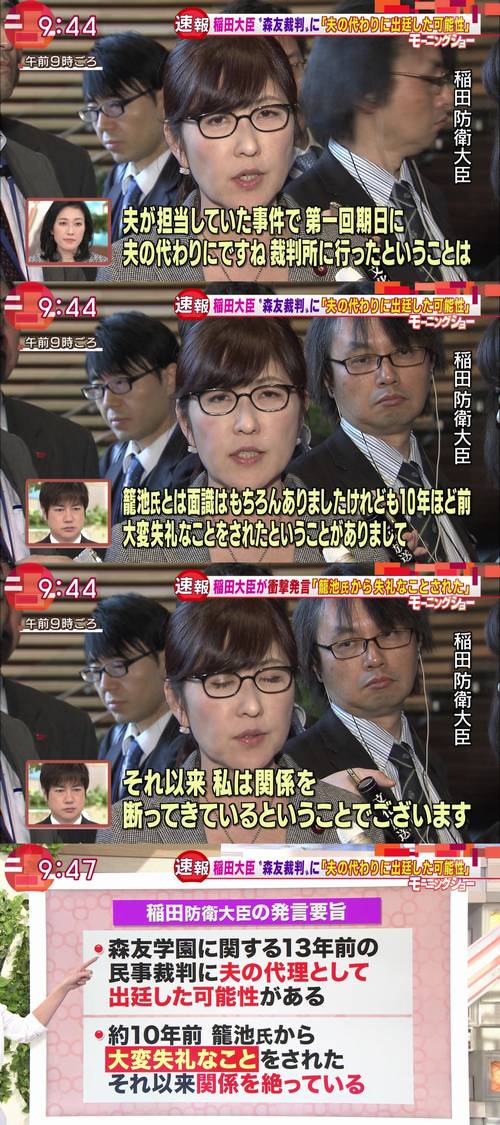 稲田朋美 籠池