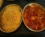 蜂の子パスタ